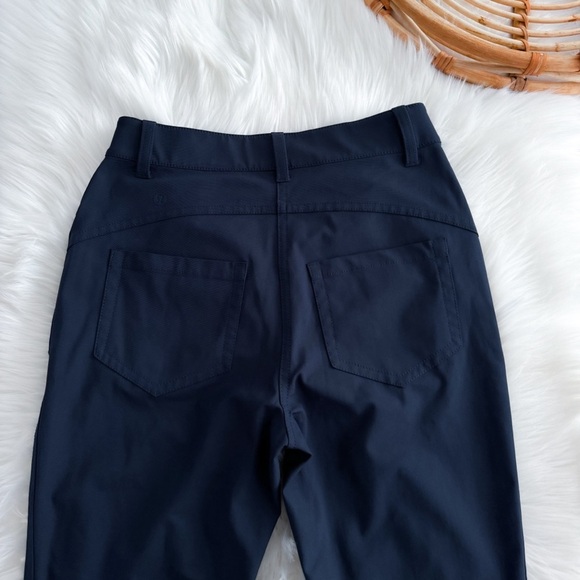Lululemon City Sleek 5 Pocket High Rise  Pant 30" True Navy Dark Blue - Picture 7 of 16